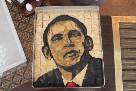 In Turkey, President Obama in 55 Layers of Pastry
